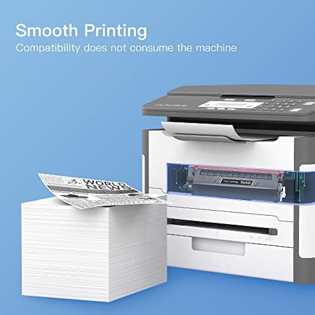 GPC Image TN2420 Compatible Toner Cartridges for Brother Printers | 2 Black