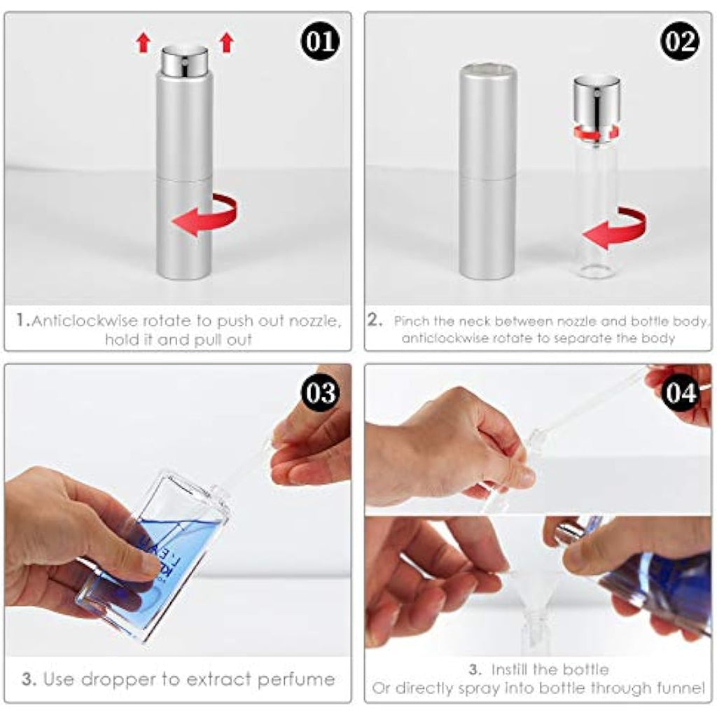 20ml Refillable Perfume Atomiser – Leak-Proof Travel Spray