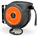 SuperHandy Retractable Air Hose Reel | 3/8" x 50' Hybrid Polymer Hose