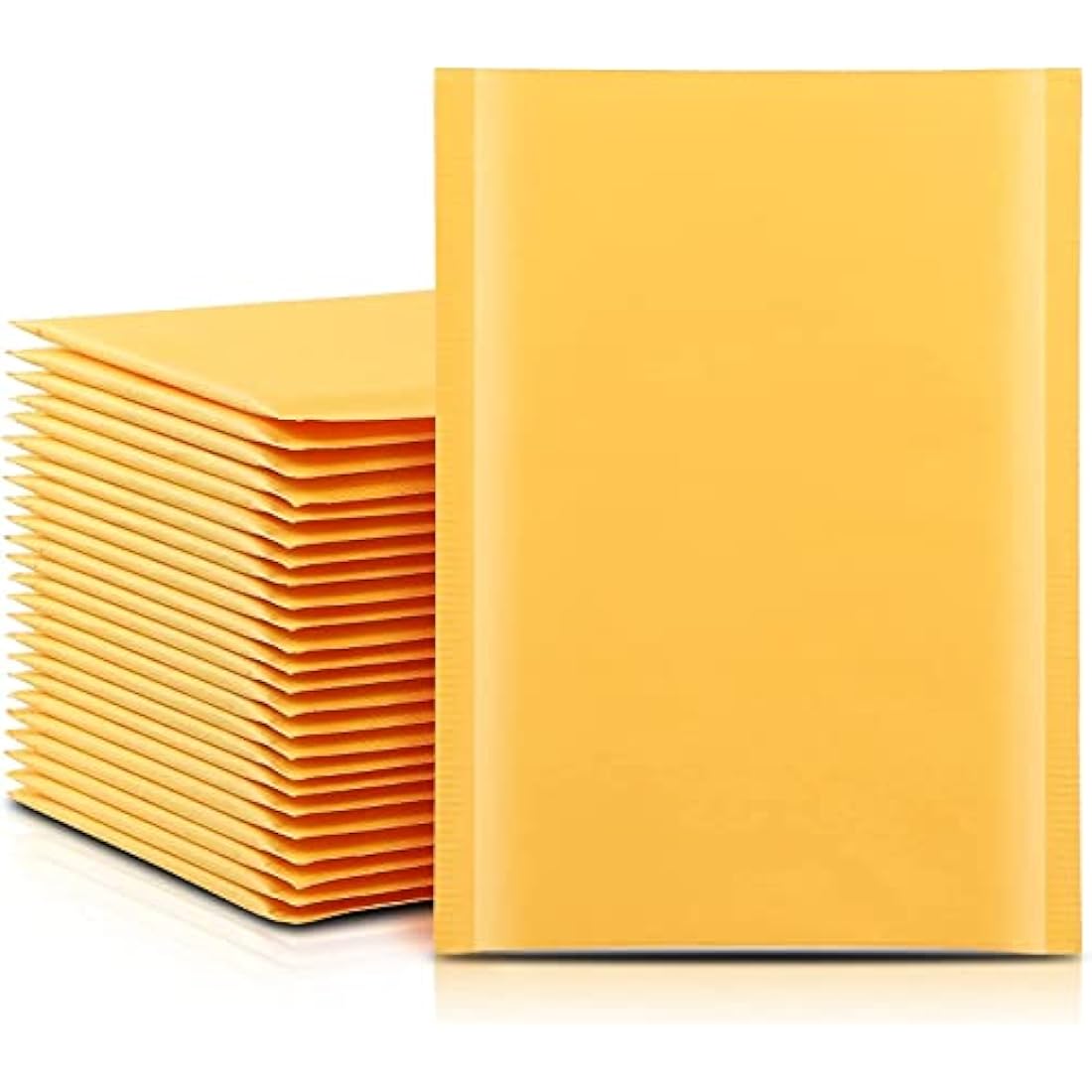 NaXew A5 Padded Envelopes | Yellow Bubble Mailers with Tear Strip - 10 Pack