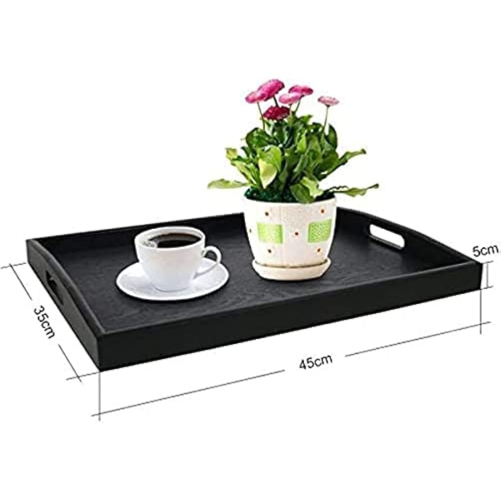 Ash Wood Serving Tray | Large Rectangular Breakfast Platter