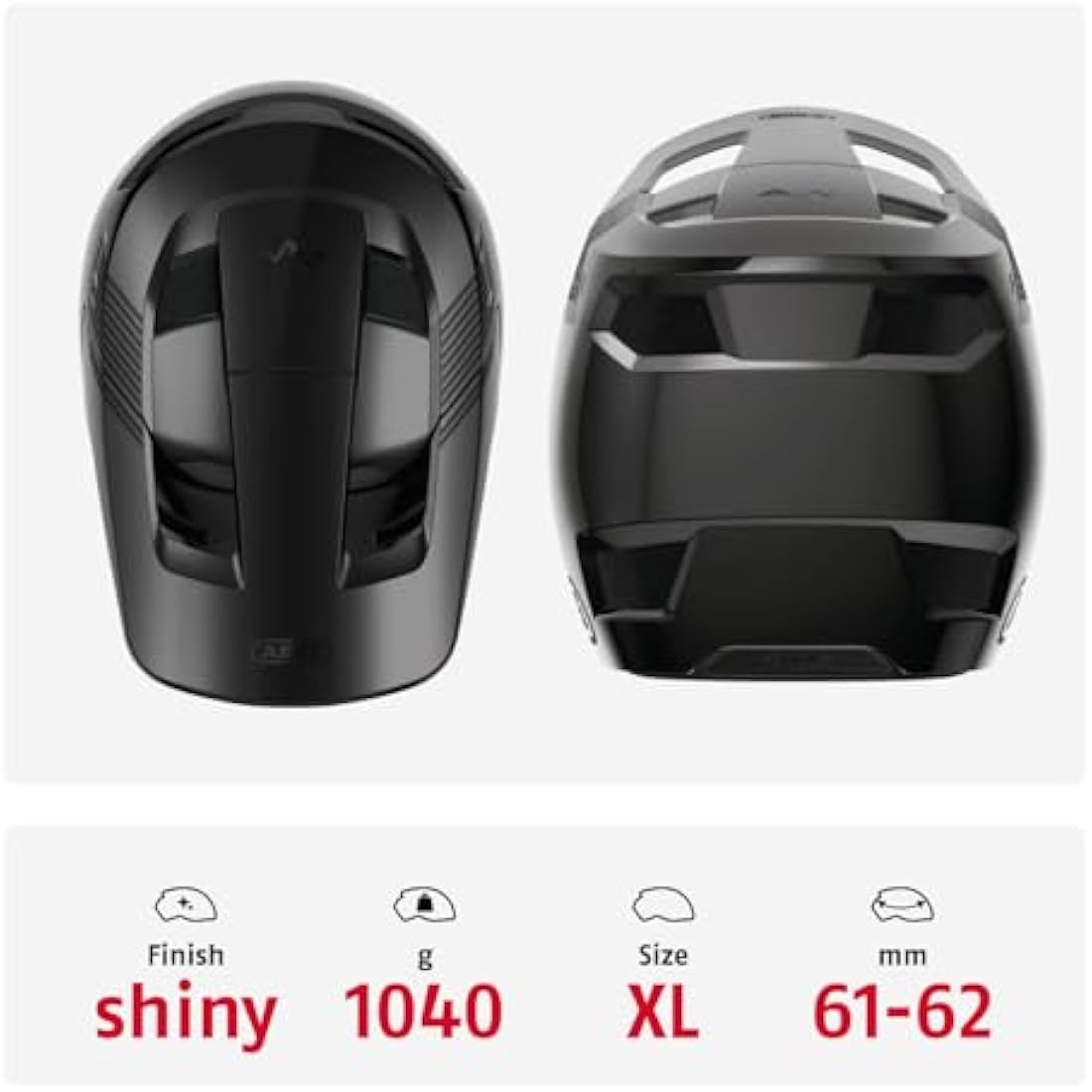 ABUS HiDrop Full-Face MTB Helmet – ABS Shell Downhill Bicycle Gear