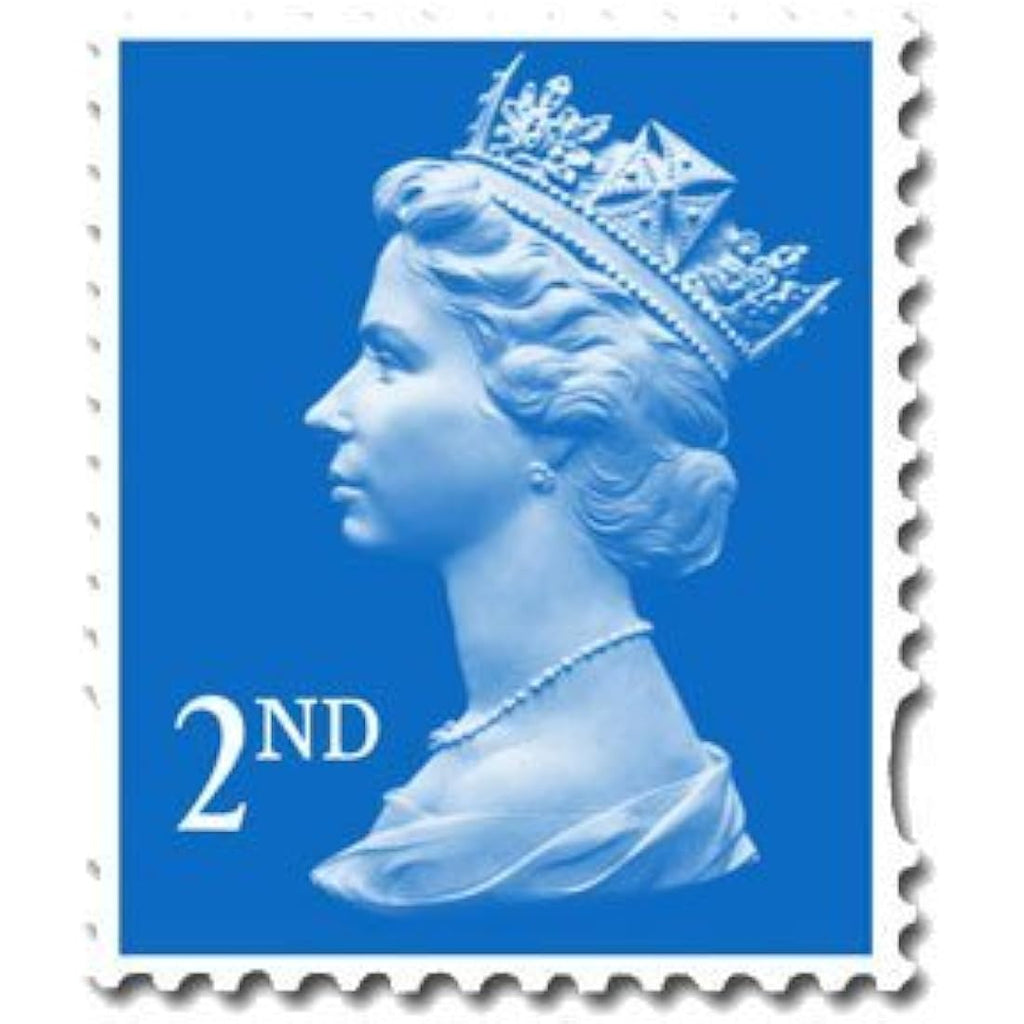 Royal Mail 2nd Class Standard Postage Stamps - Book of 6 Stamps