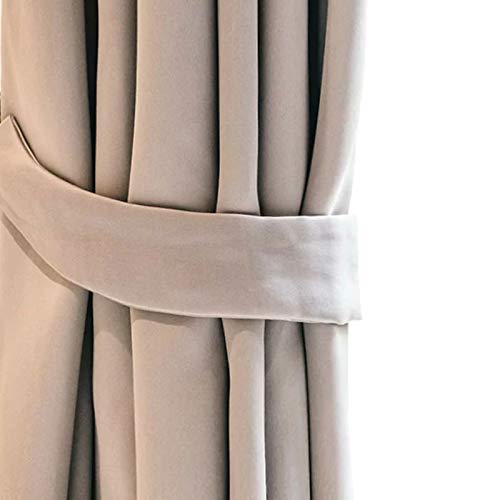 Ferocity Waterproof Outdoor Curtains | 2-Panel UV Resistant Set - White