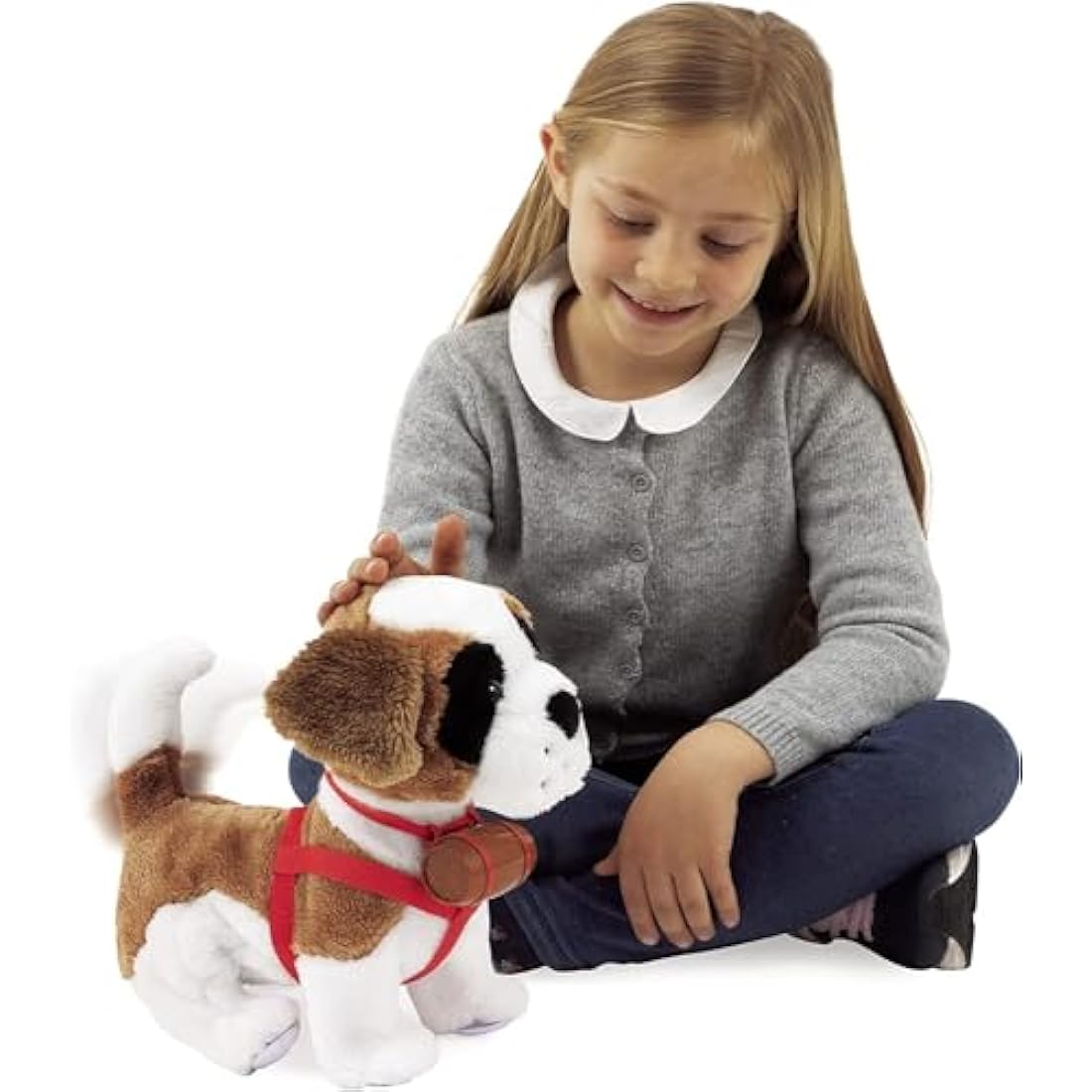 Giochi Preziosi Samby Interactive St Bernard Walking Plush Toy