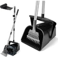 Dog Pooper Scooper – Heavy Duty Swivel Bin and Rake Set