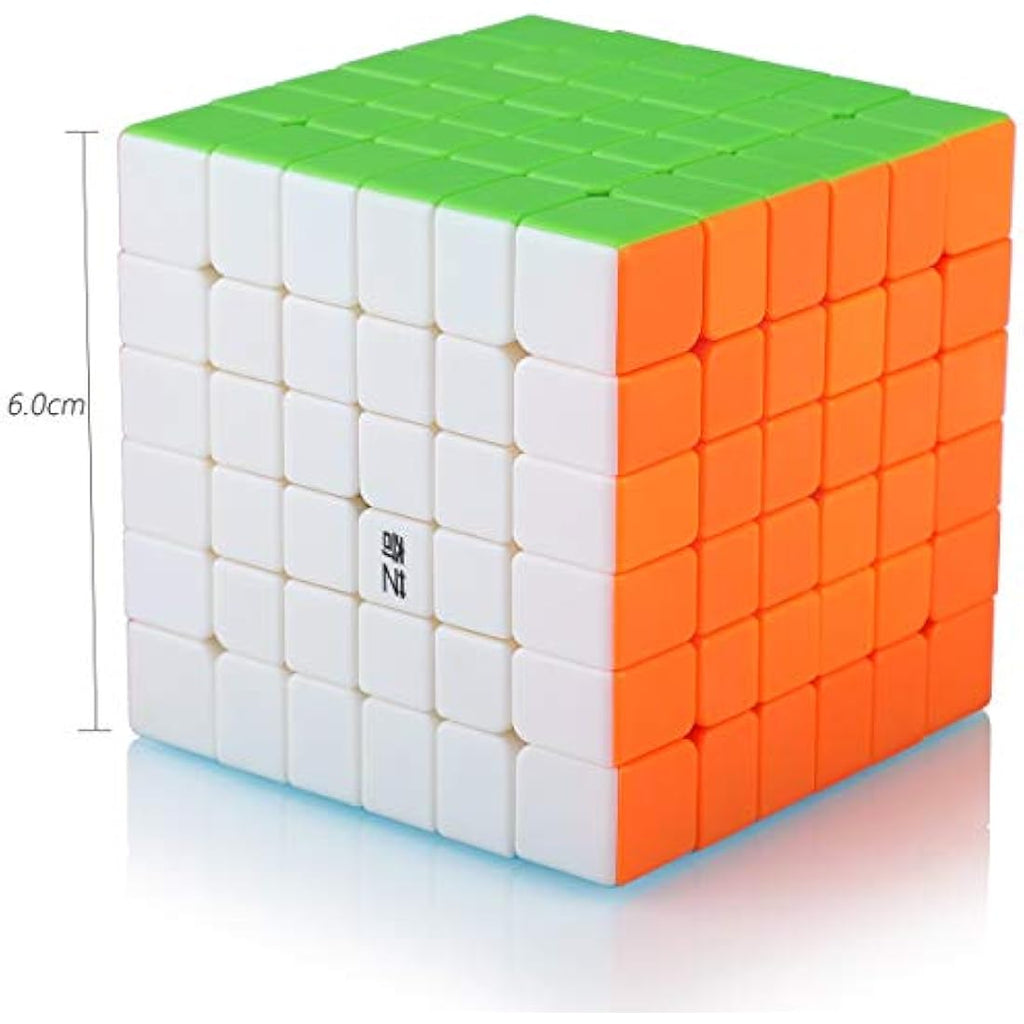 6x6 Speed Magic Cube – Stickerless ABS 3D Puzzle Toy