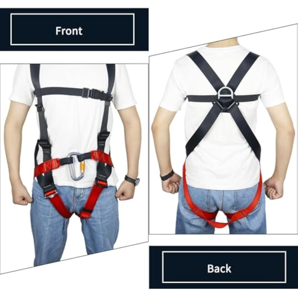 NewDoar Full Body Climbing Harness | CE Certified Rappelling Gear
