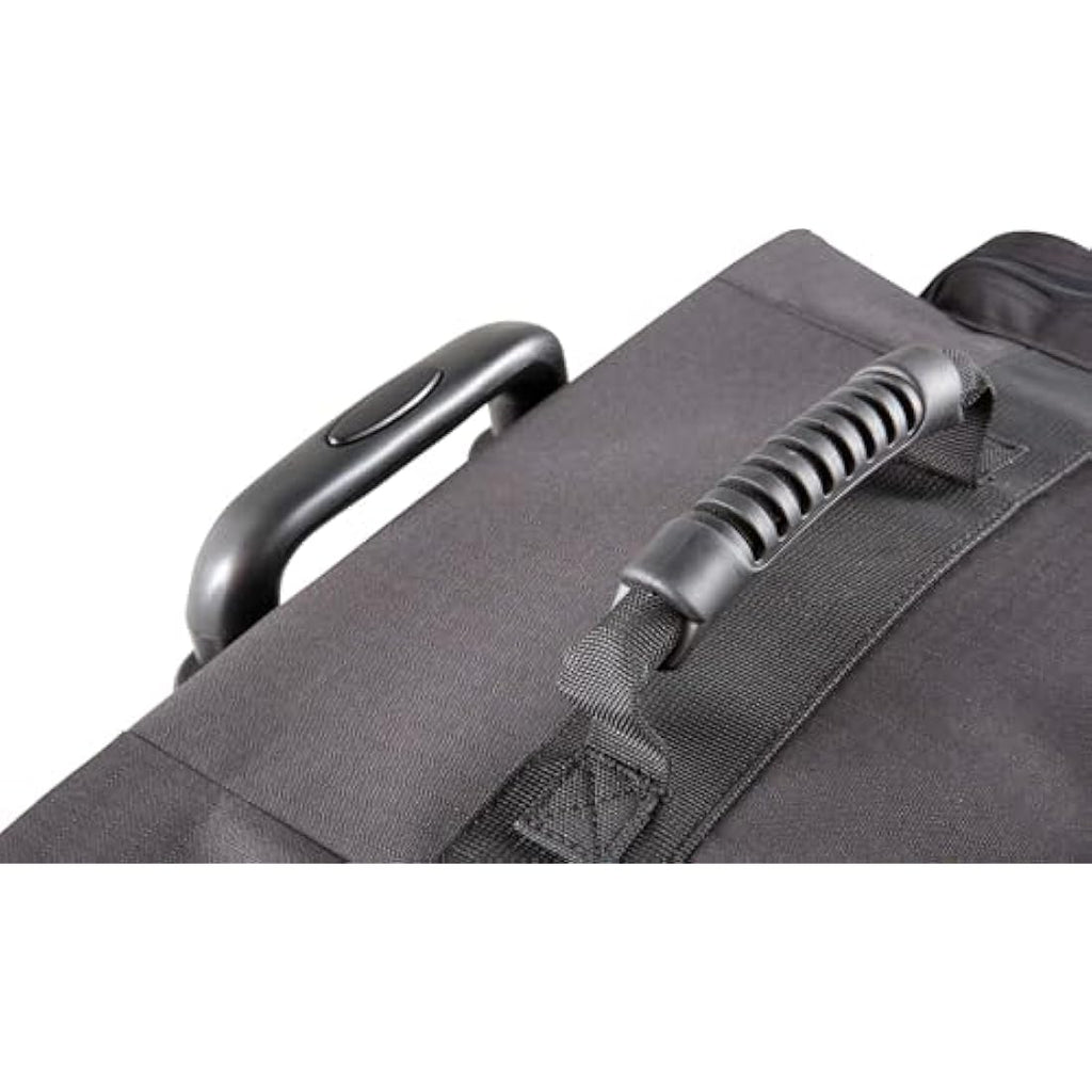 Cressi Moby 3 Scuba Diving Trolley Bag | 100L Wheeled Luggage – Black/Yellow