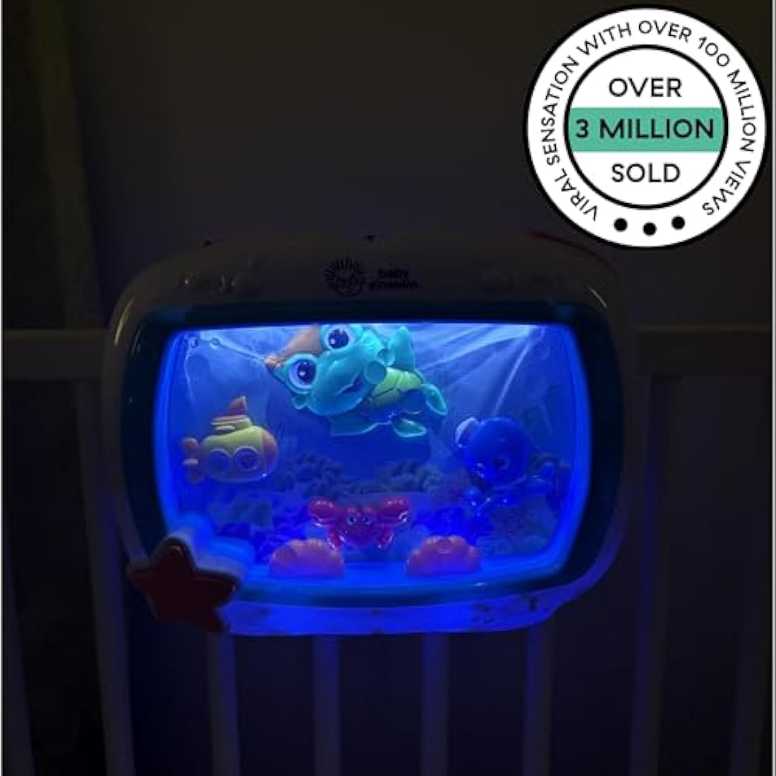 Baby Einstein Sea Dreams Soother - Crib Toy Sleep Aid with Remote Control