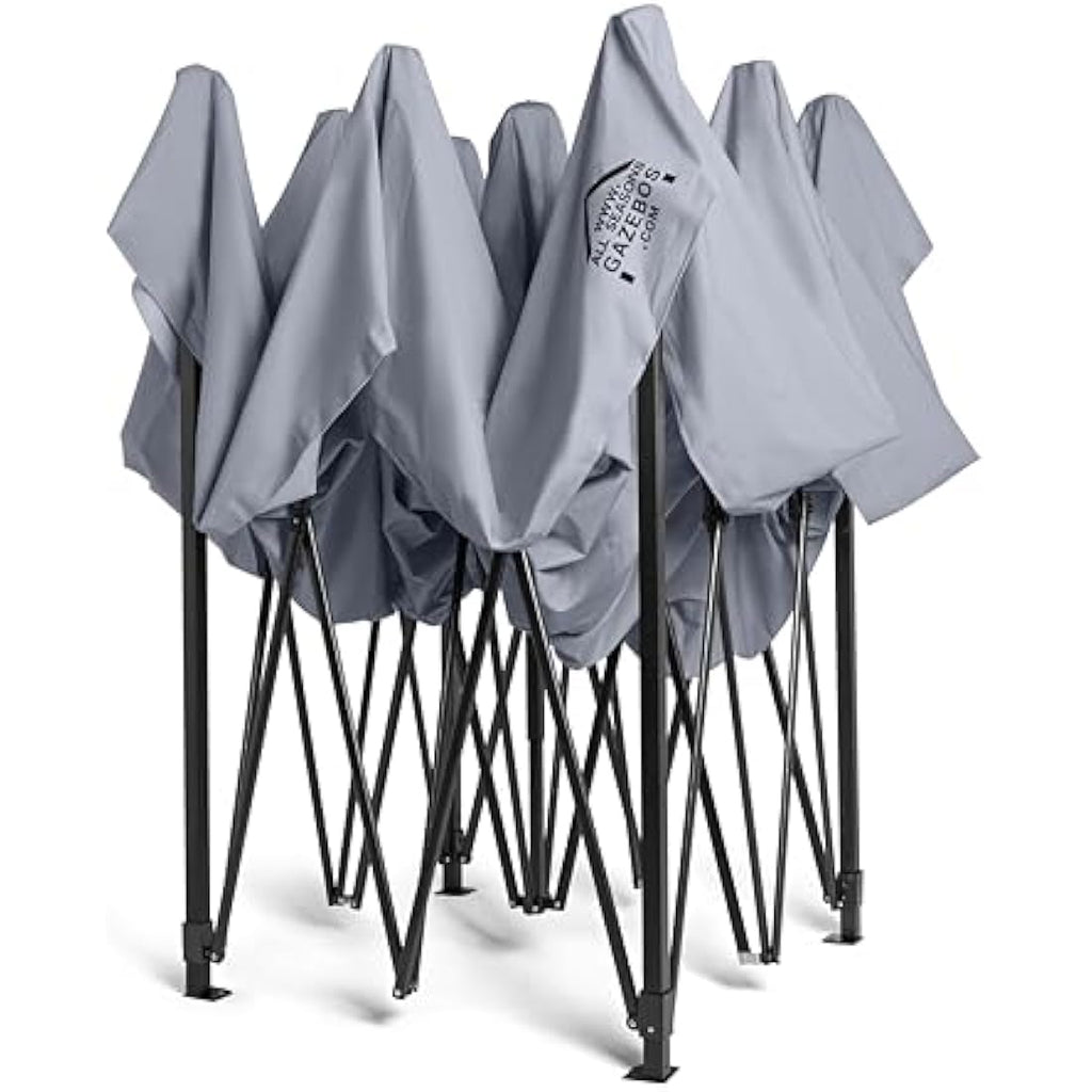 All Seasons Gazebos 3x3m Heavy Duty Waterproof Pop Up Gazebo - Grey