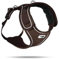 Curli Belka Adjustable Dog Safety Harness – Brown – Size S