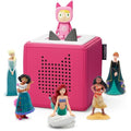 Tonies Pink Toniebox Disney Princess Bundle - Moana, Elsa & More