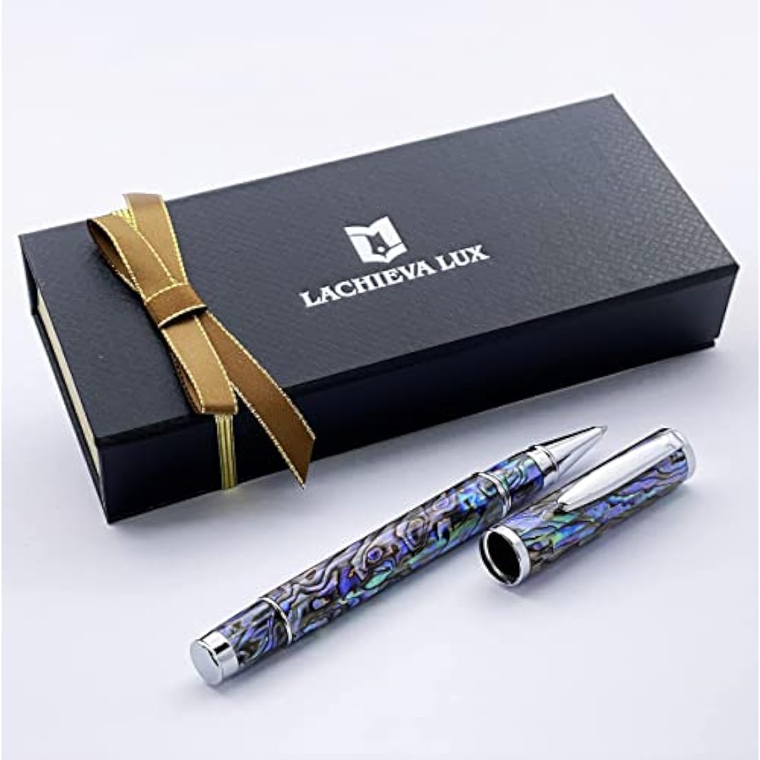 LACHIEVA LUX Abalone Sea Shell Rollerball Pen – Luxury Writing Gift