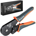 Preciva Hexagonal Ferrule Crimping Tool – 28-5 AWG Ratchet Pliers