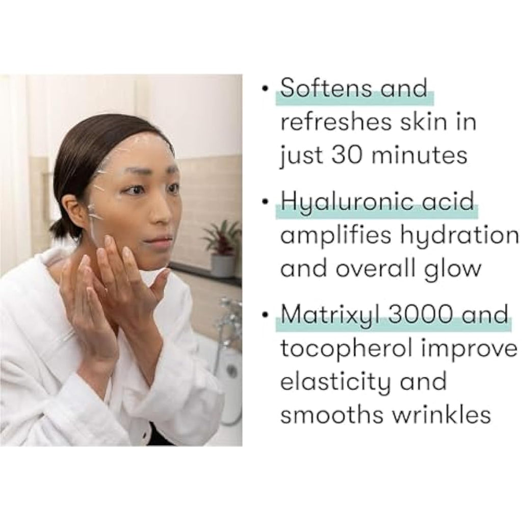 Dermaroller Collagen Facemask | Hydrating Anti-Aging Treatment - 10 Pack