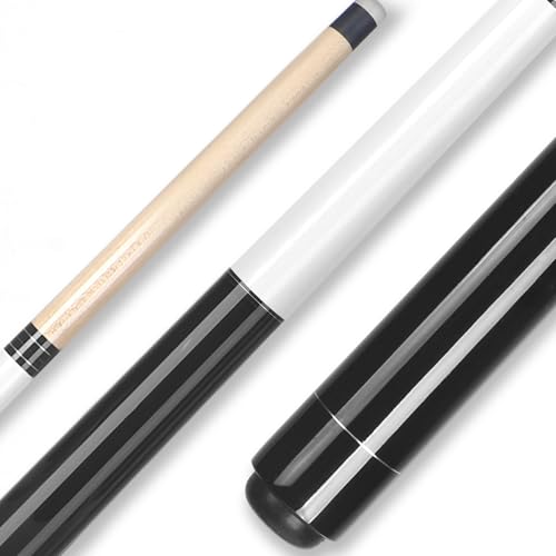 Aklot Heavy Hitter Jump Break Pool Cue – 23-25oz Maple Stick White
