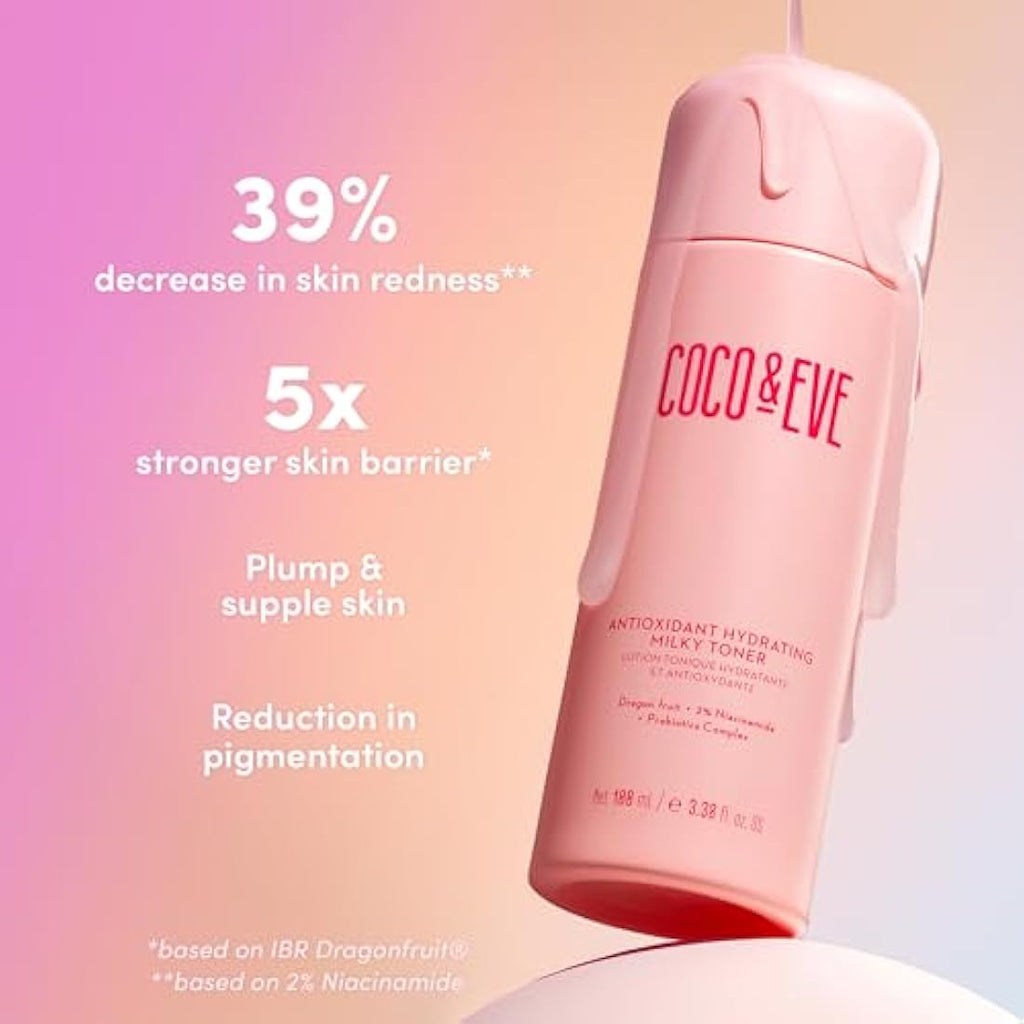 Coco & Eve Antioxidant Hydrating Milky Toner with Hyaluronic Acid - 100ml