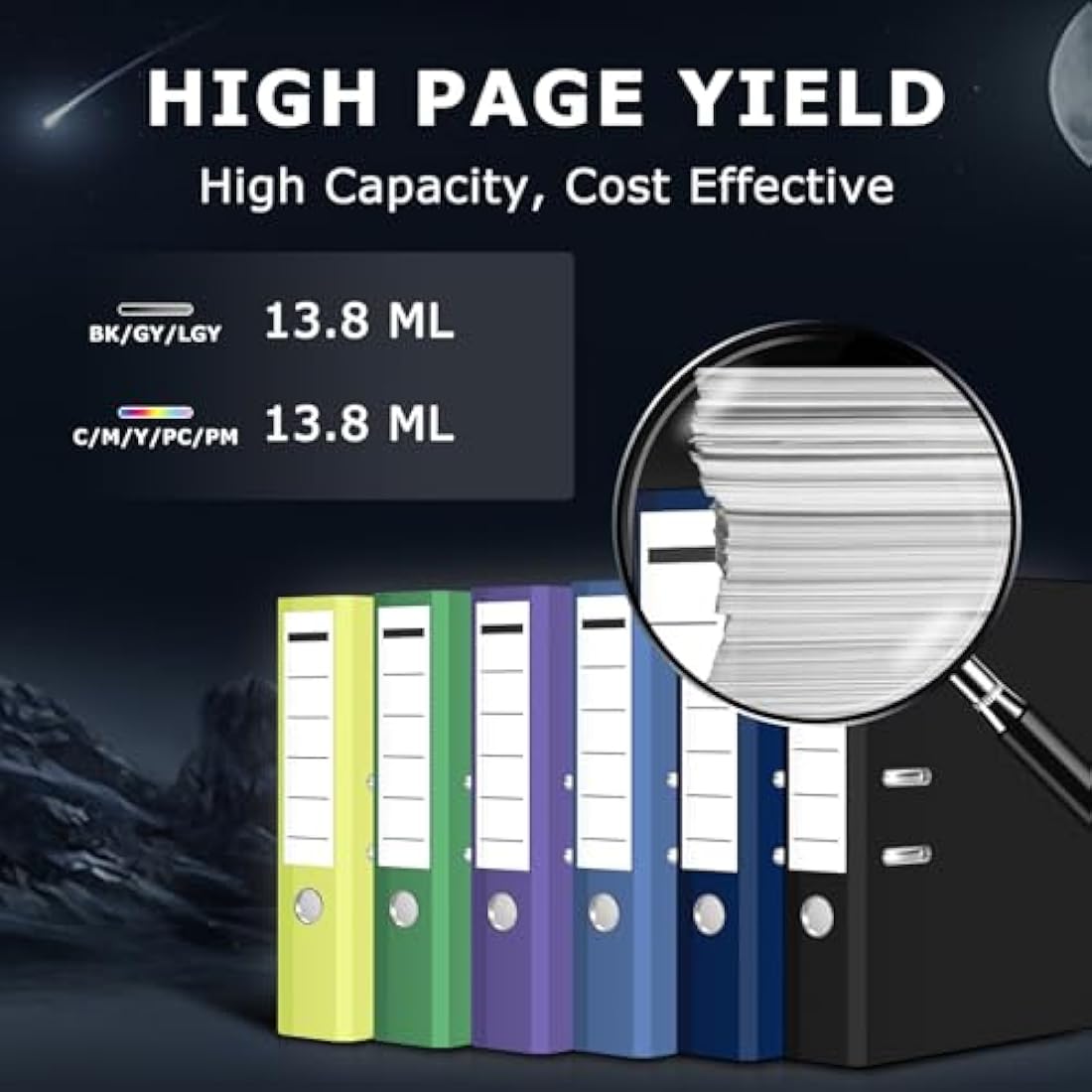 DOUBLE D CLI-65 Ink Cartridges for Canon PIXMA PRO-200, 8-Pack High Yield