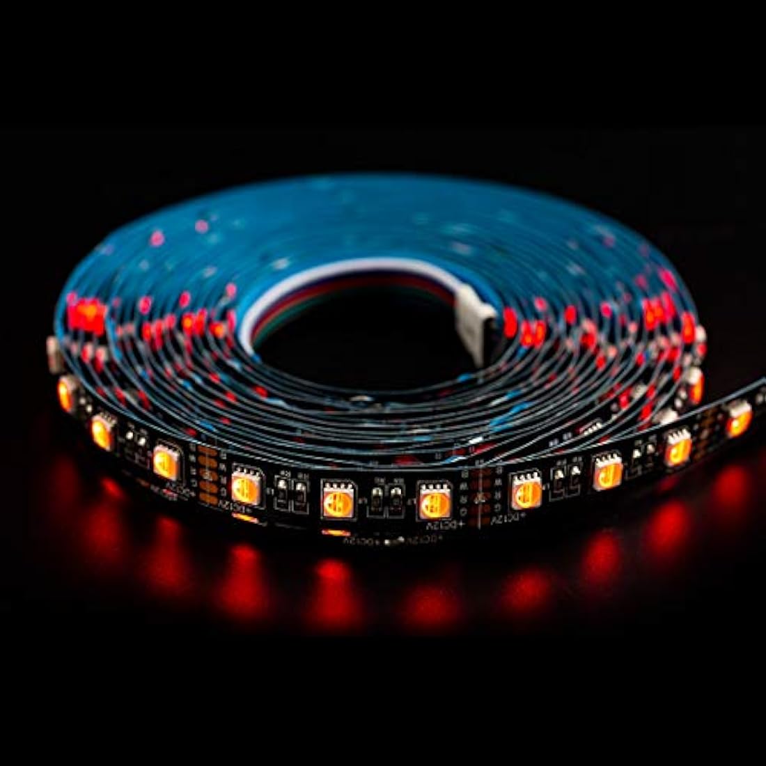 BTF-LIGHTING RGBW LED Strip Lights | 16.4ft IP65 Waterproof 12V Black PCB