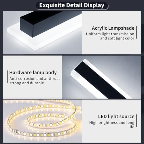 Mikeru 120cm Outdoor LED Wall Light | 6000K IP65 Waterproof Garden Lamp