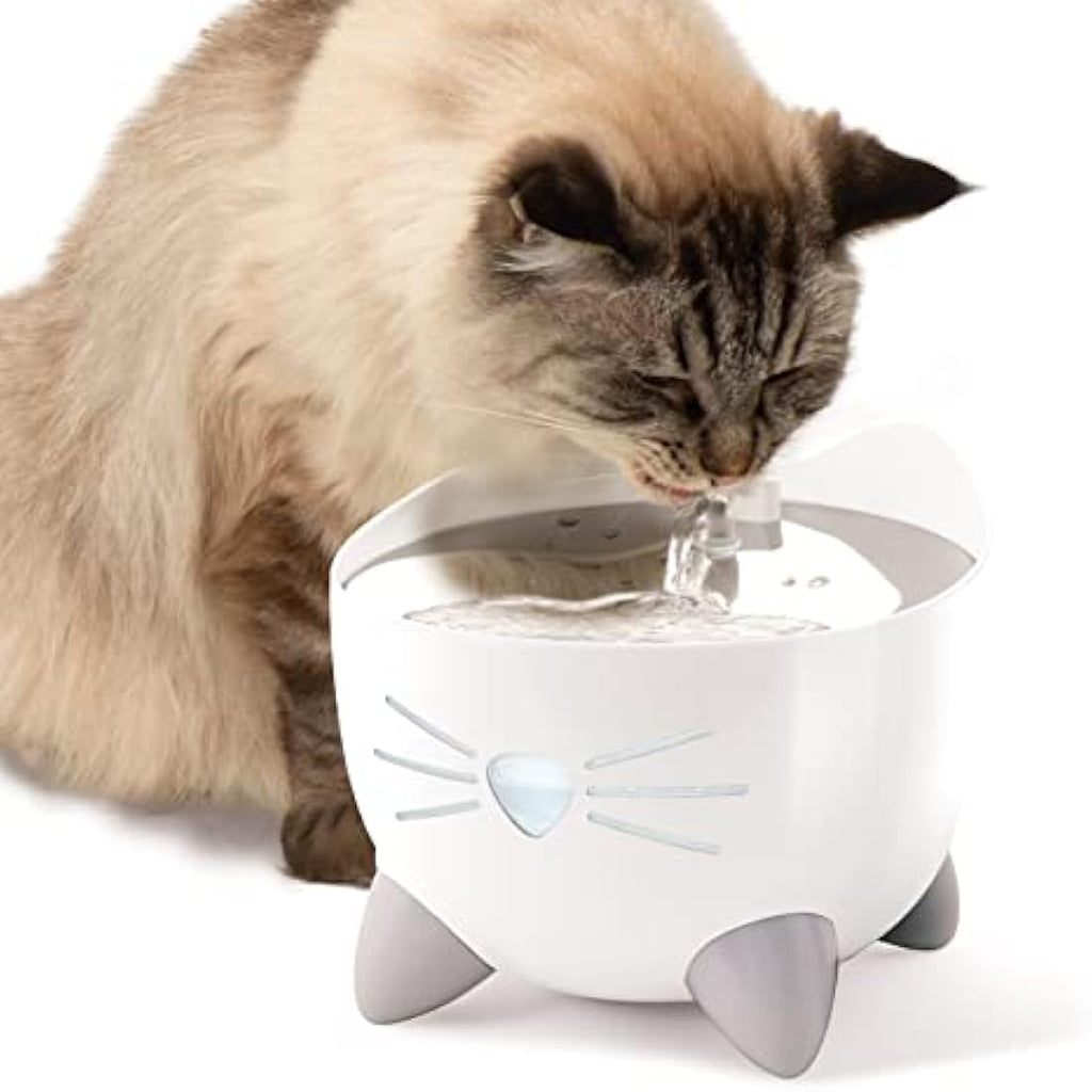 Catit PIXI Smart Water Fountain – WiFi Enabled Cat Fountain, White