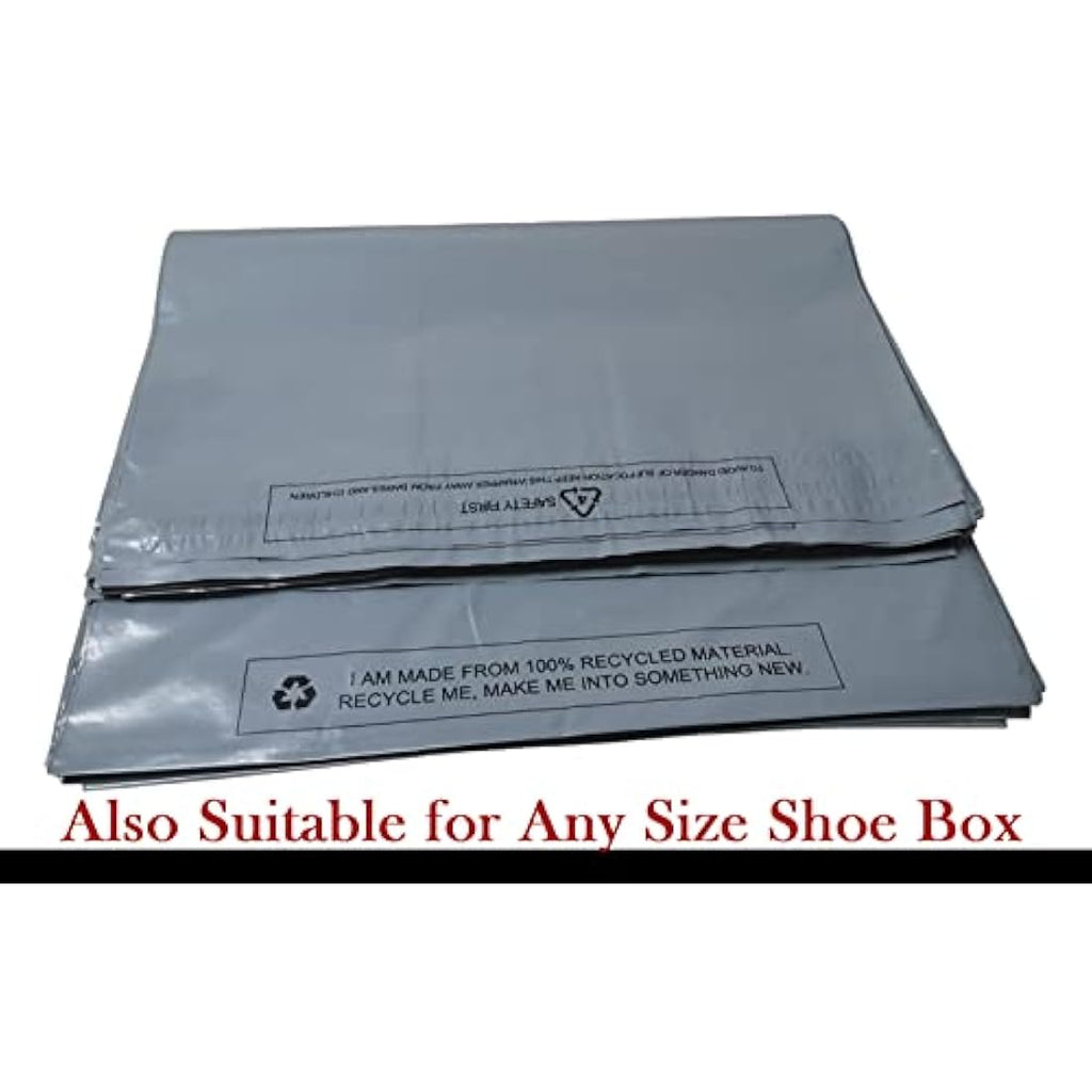 MSDS-SOLUTIONZ Grey Poly Mailers | 17x22 Self-Seal Shipping Bags, 50 Pack
