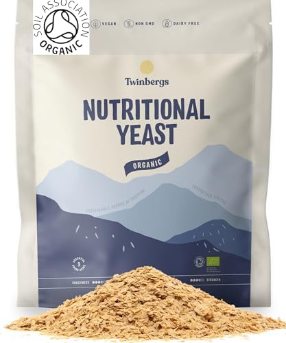 Twinbergs Organic Non-Fortified Nutritional Yeast Flakes – 800g Nooch