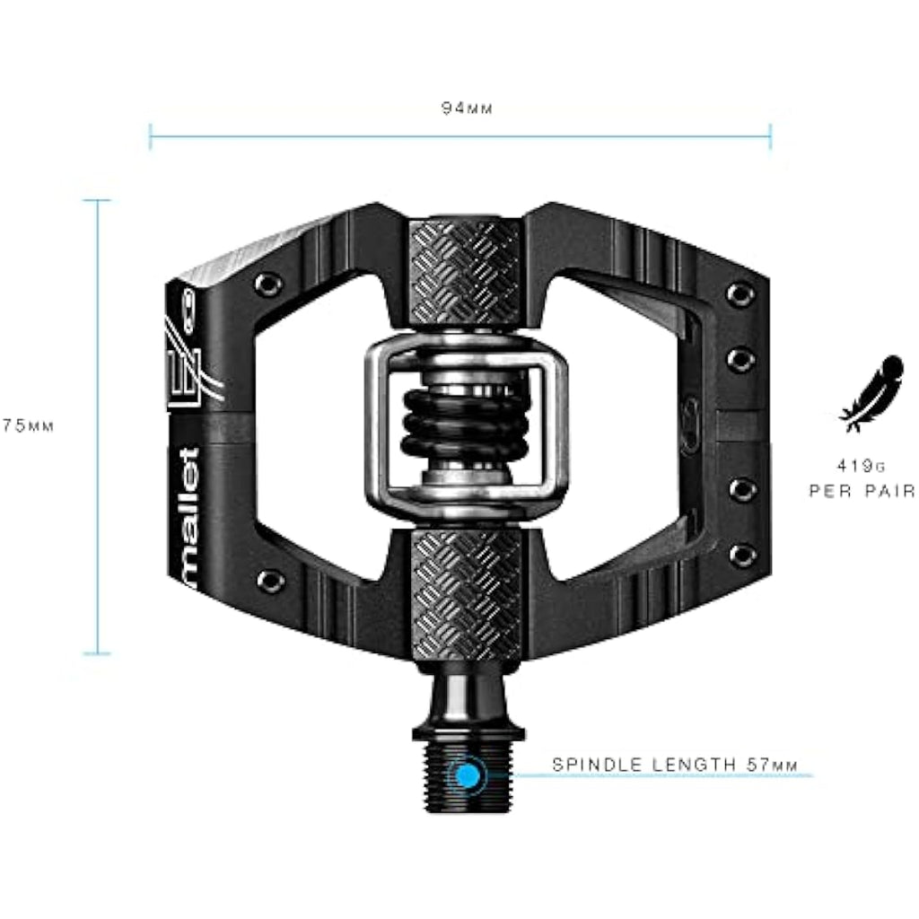 Crankbrothers Mallet Enduro MTB Pedals – Concave Aluminium Platform