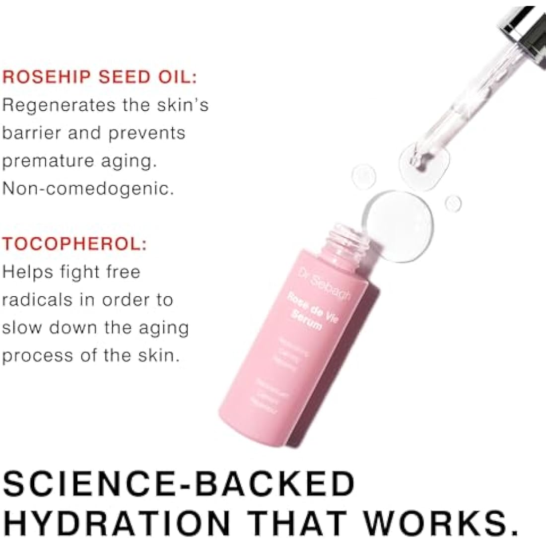 Dr Sebagh Rose de Vie Serum – Nourishing Rosehip Oil for Sensitive Skin