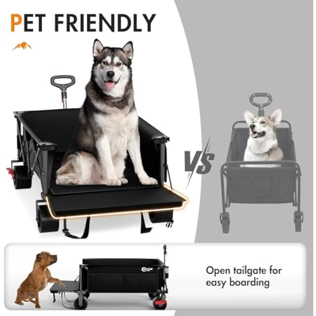 Portal Heavy Duty Folding Festival Trolley | 600L XXL Camping Cart