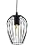 EGLO Newtown 3-Flame Pendant Lamp | Vintage Black Steel Hanging Light