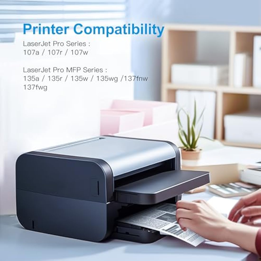 Uniwork 106A W1106A Toner Cartridge for HP Laser 107w MFP 135w | 2-Pack Black
