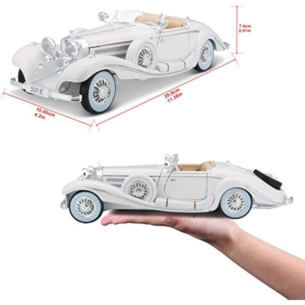 Mercedes Benz 500K Typ Specialroadster 1:18 Diecast Model Car