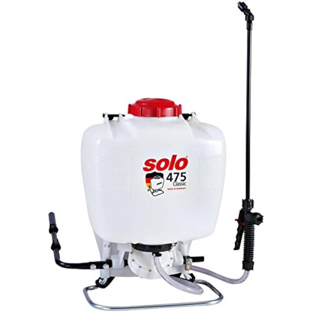 Solo Classic 47521 Backpack Sprayer | 15L Diaphragm Pump - White