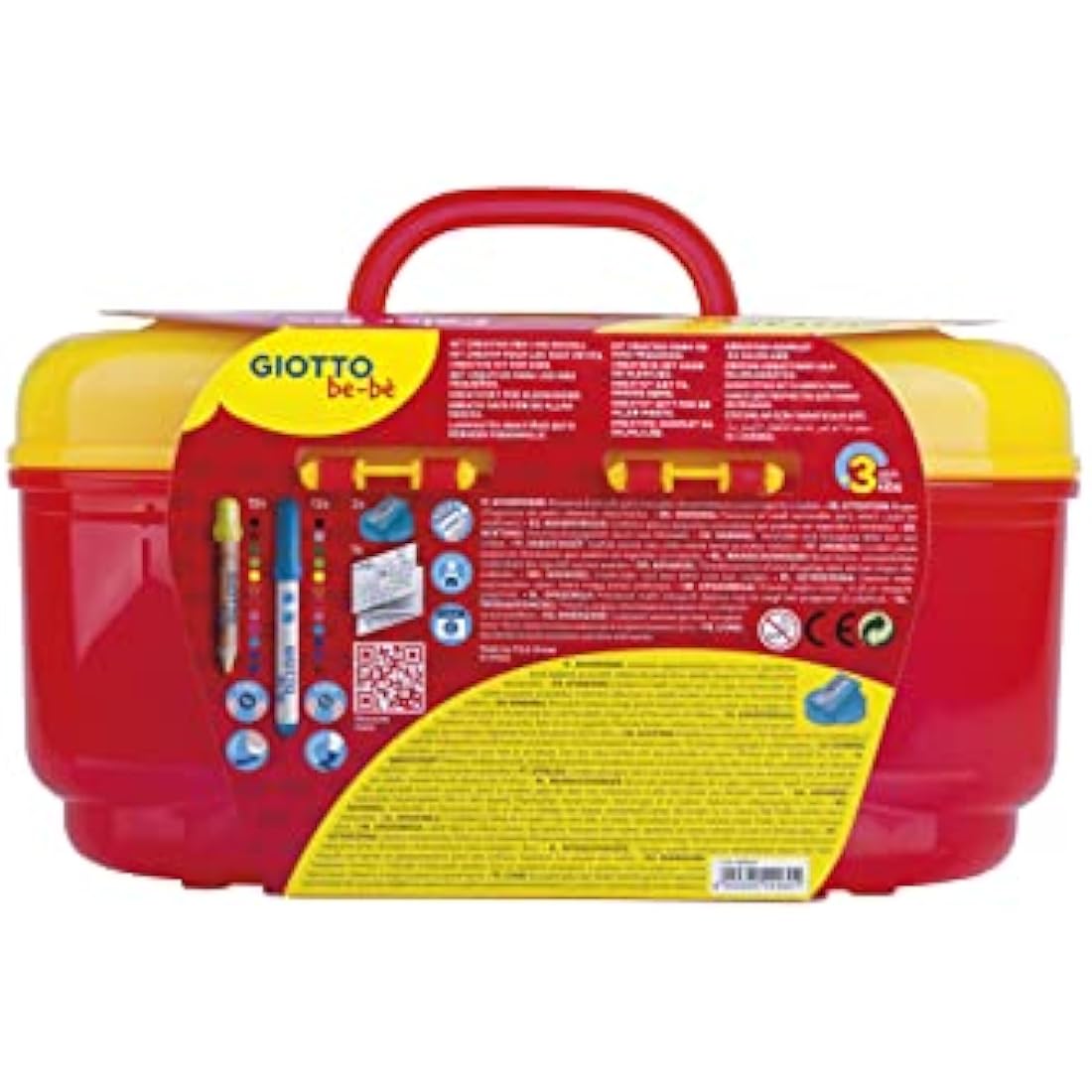 GIOTTO be-bè Large Colouring Box - 27 Piece Creative Art Set