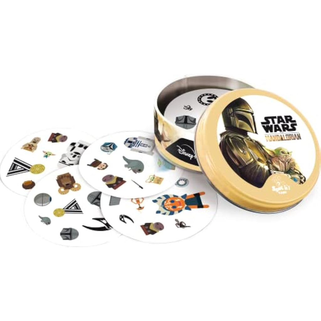 Asmodee Dobble Star Wars The Mandalorian Card Game – Ages 6+