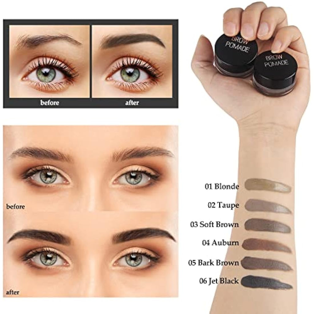 Anglicolor Brow Pomade - Longwear Vegan Eyebrow Gel in Soft Brown