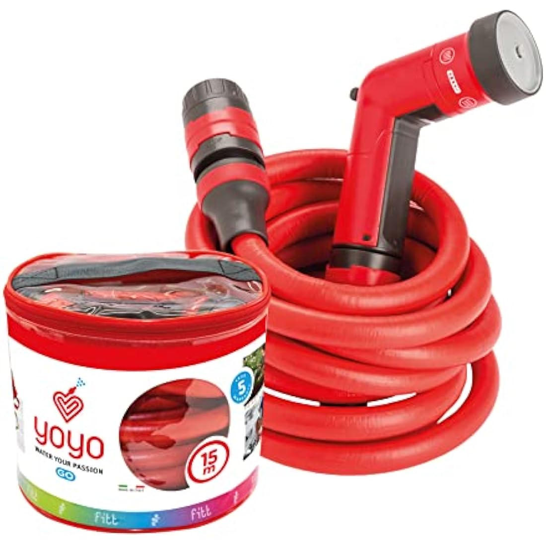 FITT YOYO Self-Retracting Garden Hose – 20m Extendable & Kink-Free