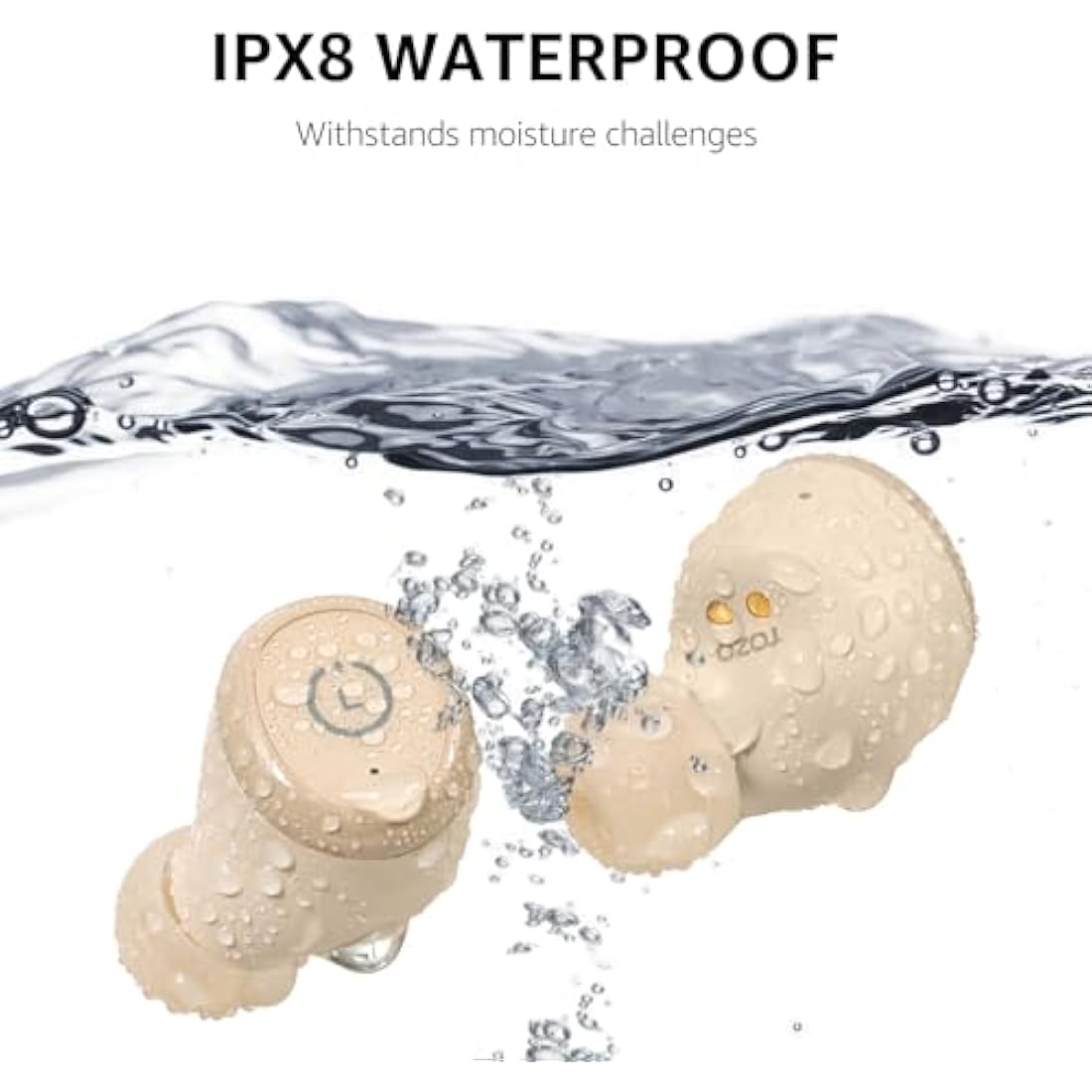 TOZO T10 Wireless Earbuds | IPX8 Waterproof Bluetooth 5.3 Headphones