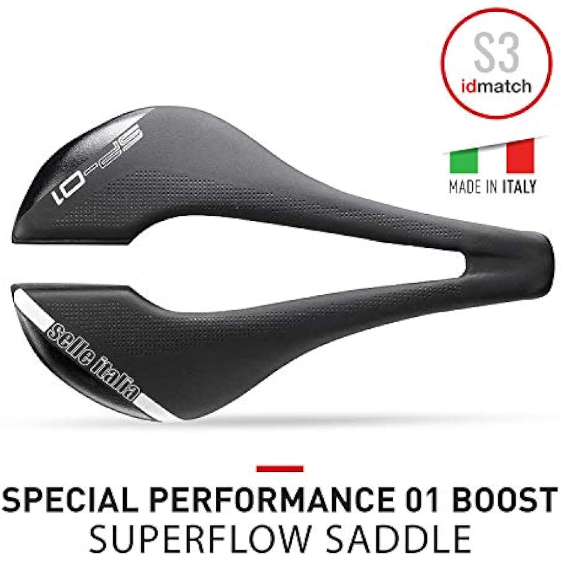 Selle Italia SP-01 Boost Road Saddle – Lightweight Fibra-Tek TI 316 Rail