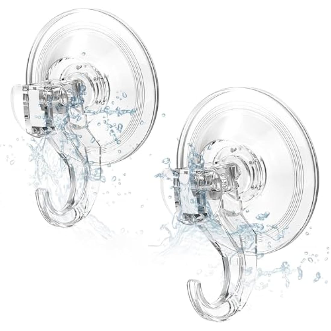 Elegear Heavy Duty Suction Hooks | Reusable Vacuum Sucker for Shower, 2 Pack