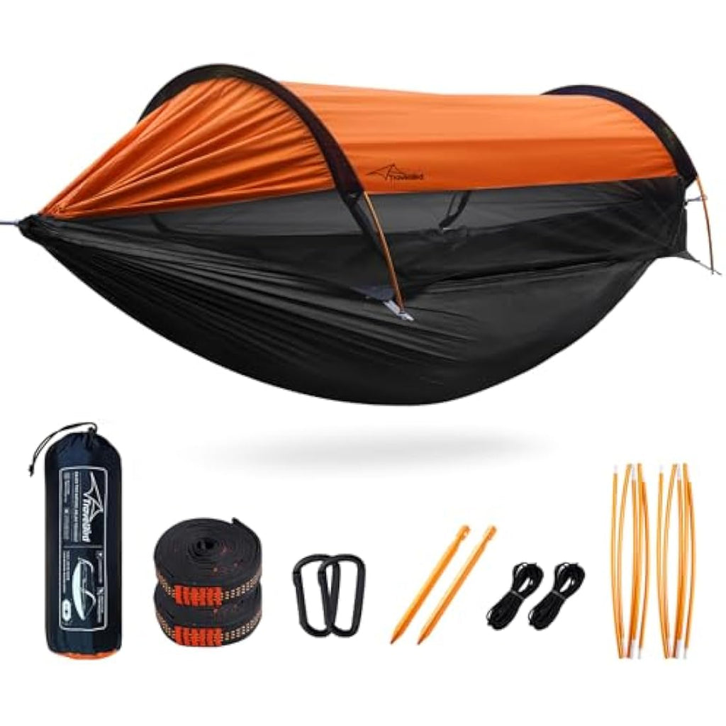 Jolof Store 3-in-1 Camping Hammock Tent with Mosquito Net & Sunshade