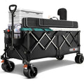 Overmont 300L Heavy Duty Folding Wagon – All-Terrain Beach Trolley Cart
