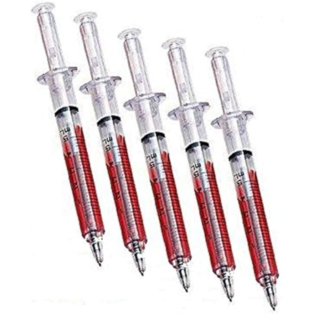 Syringe Pens - 50 Pack Novelty Medical Pens with Black Ink