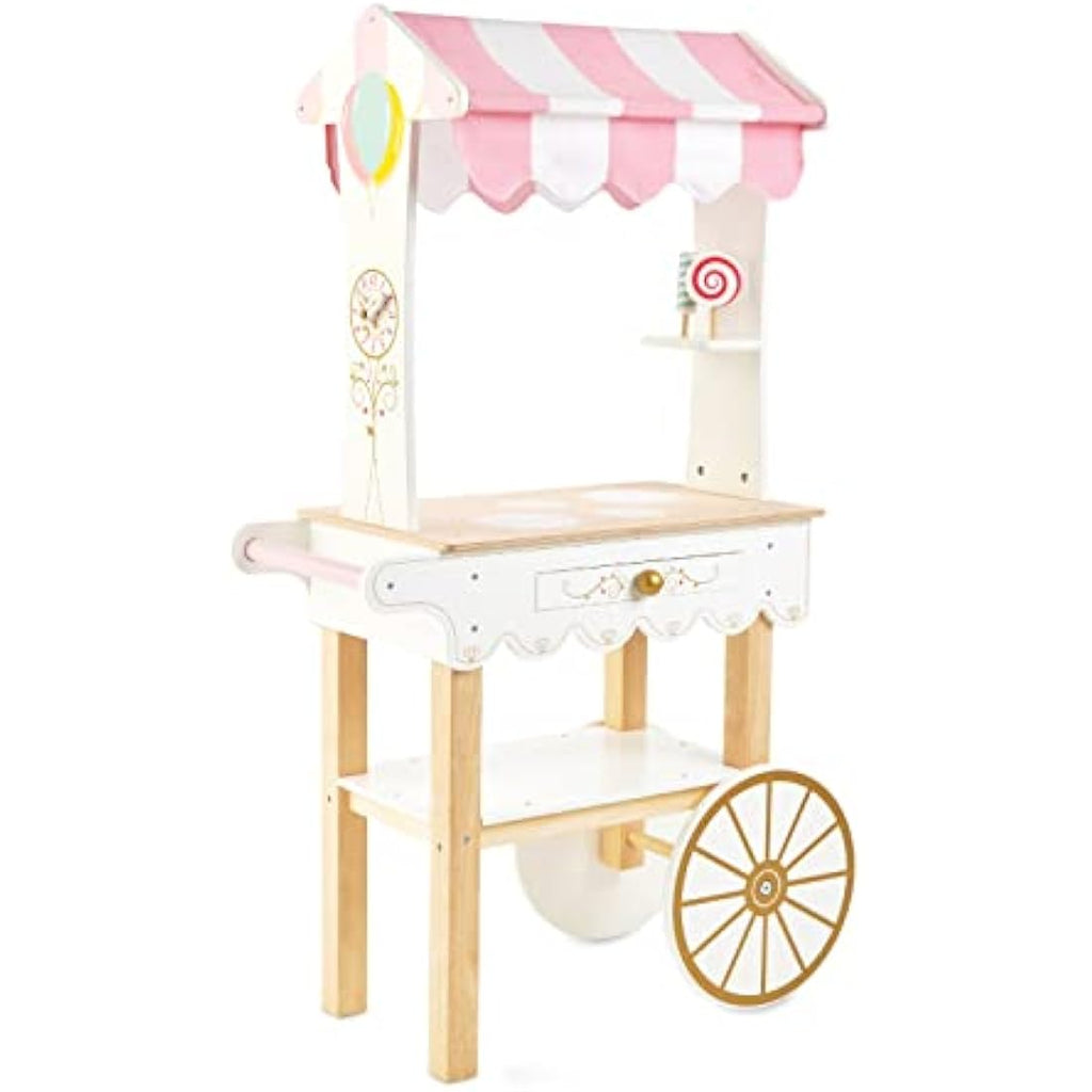 Le Toy Van Wooden Tea & Treats Trolley – Kids Pretend Play Toy Set