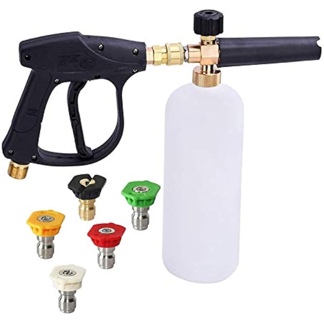 Stone Banks Foam Cannon with 5 Spray Nozzles | 1L Pressure Washer Lance