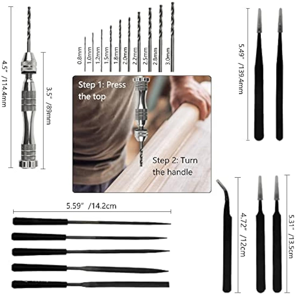 WMYCONGCONG 62-Piece Gundam Model Tools Kit for Hobby Building & Repair