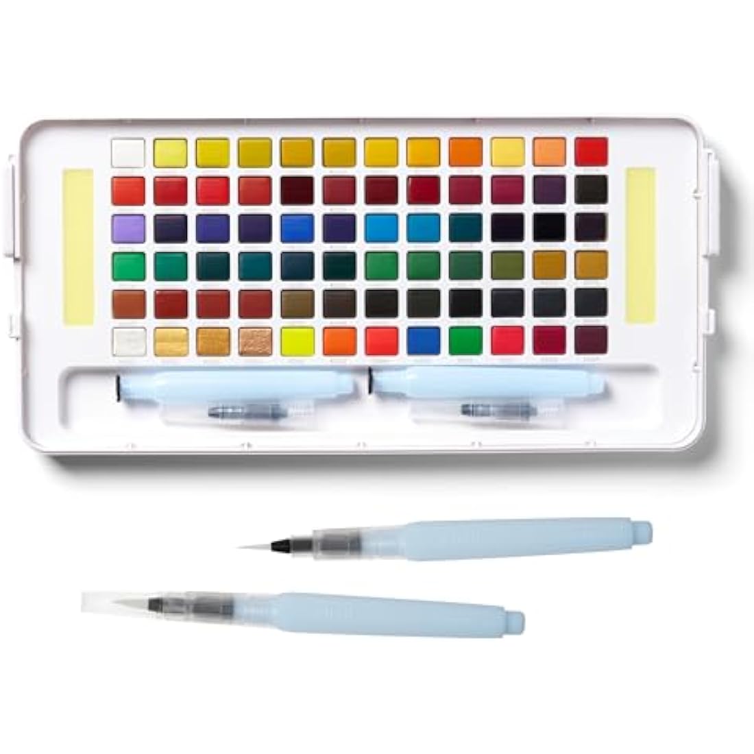 Sakura Koi Watercolor Set - 72 Assorted Colors with Brushes Kit