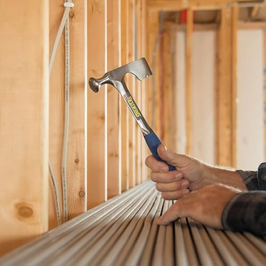 Estwing E3/11 Drywall Hammer | 14oz Silver Steel with Vinyl Grip